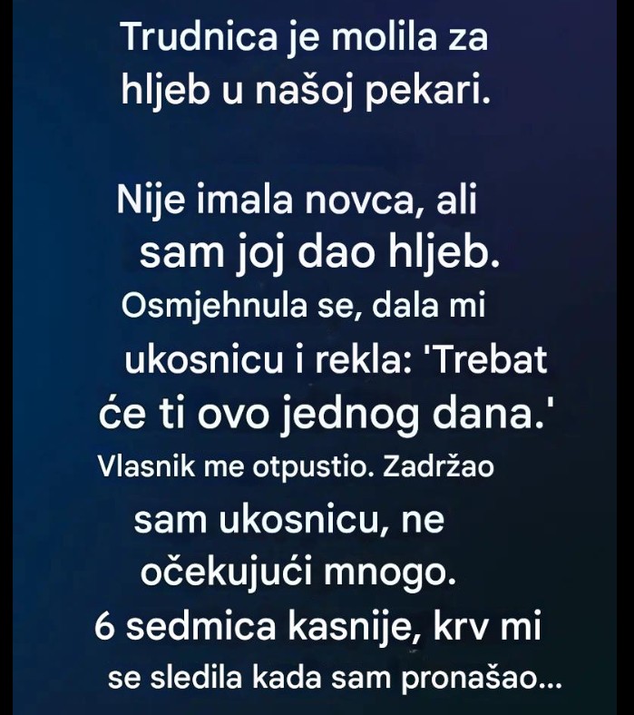Dar koji se vratio: Kako se jedan jednostavan čin saosećanja vratio punim krugom