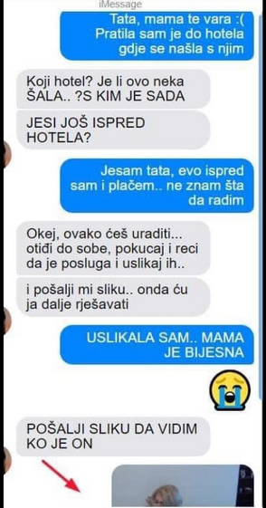 KĆERKA MI JE JAVILA DA ME MOJA ŽENA VARA, ZAMOLIO SAM JE DA JE USLIKA U HOTELU: Kad mi je poslala sliku SKORO SAM SE SRUŠIO, oblio me hladan znoj