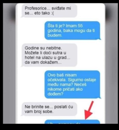 SVIĐA MI SE PROFESORICA (55), POSLAO SAM JOJ PORUKU, ALI NJEN ODGOVOR me ostavio u čudu: Ovo ni u najluđim snovima nisam očekivao, BRUKA!