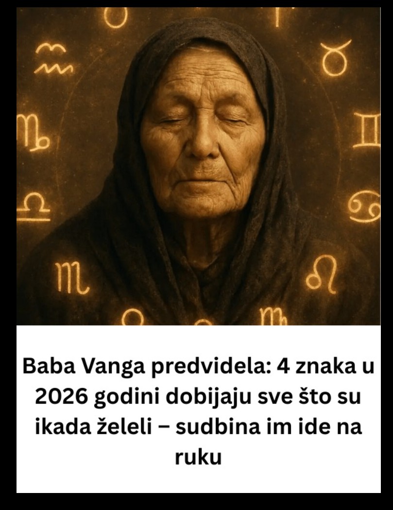 Baba Vanga predvidjela: 4 horoskopska znaka kojima 2026. sudbina ide na ruku
