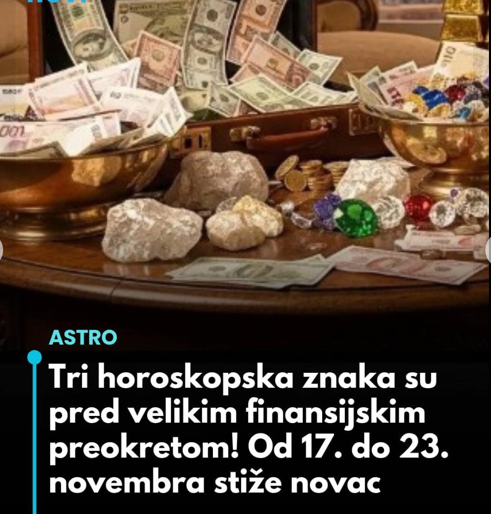 Financijski preokret za tri horoskopska znaka: Sedmica velikih prilika od 17. do 23. studenog