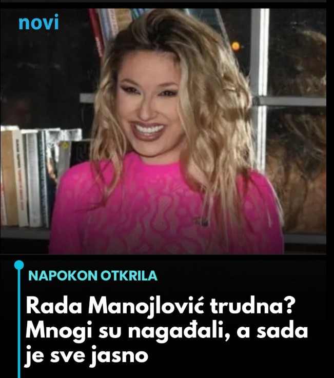 Rada Manojlović otkrila slatku naviku koja je nasmijala voditelje: „Pitali su me da li sam trudna!”