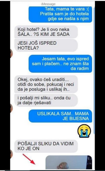 KĆERKA MI JE JAVILA DA ME MOJA ŽENA VARA, ZAMOLIO SAM JE DA JE USLIKA U HOTELU: Kad mi je poslala sliku SKORO SAM SE SRUŠIO, oblio me hladan znoj