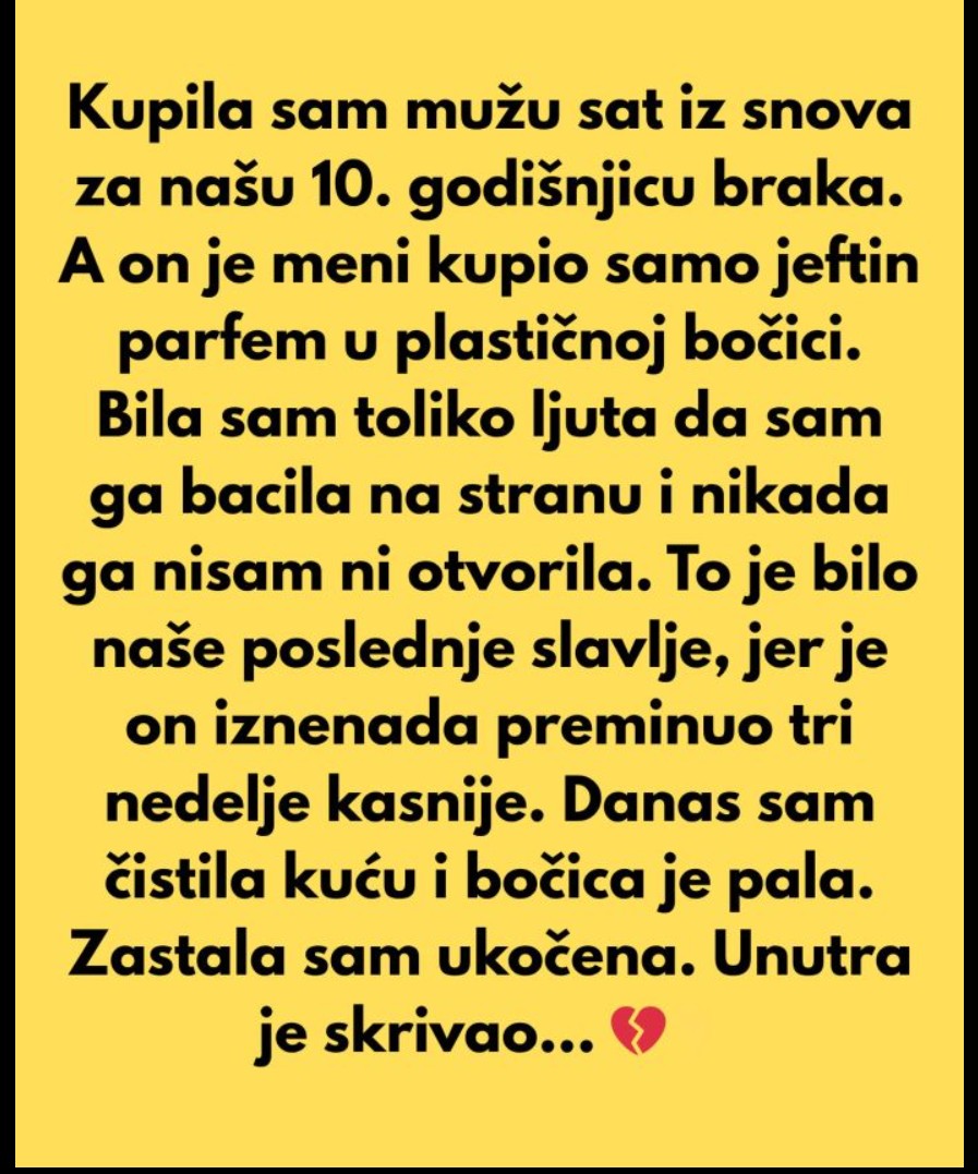 Parfem koji je čuvao tajnu ljubavi: priča o poslednjem poklonu koji je promenio sve