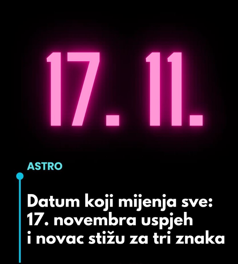 17. studeni – dan prekretnice: veliki uspjeh i napredak za tri horoskopska znaka