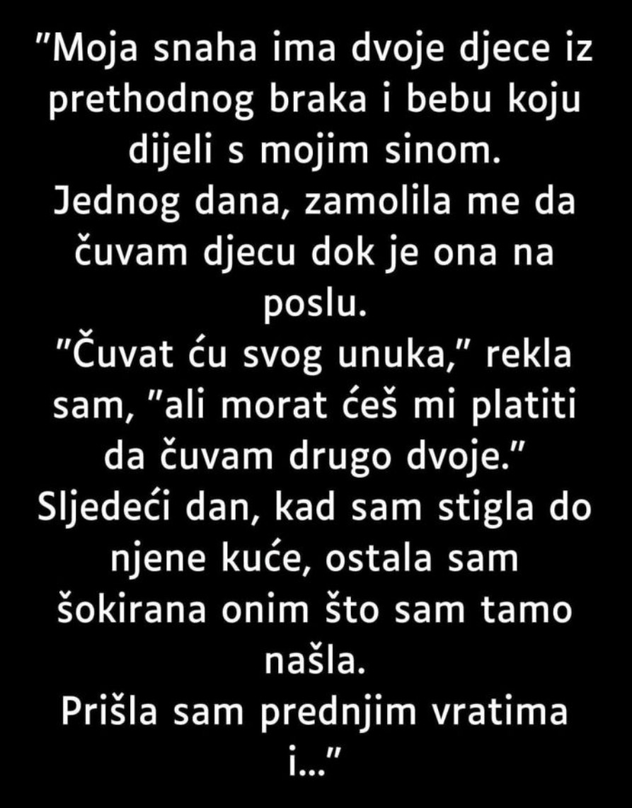 Priča o snahi i unucima: Neočekivani obrt u porodici