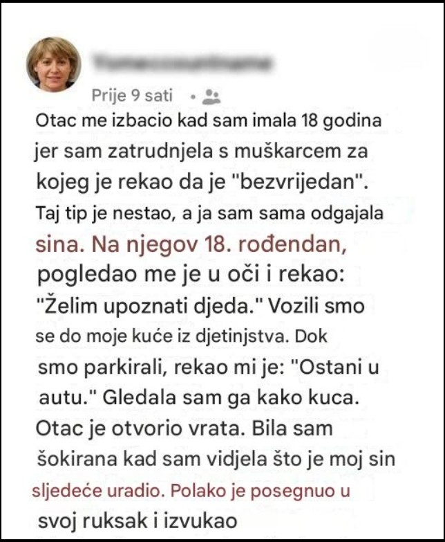 Priča o hrabrosti i oproštaju: Kako je majka pronašla mir kroz put svog sina