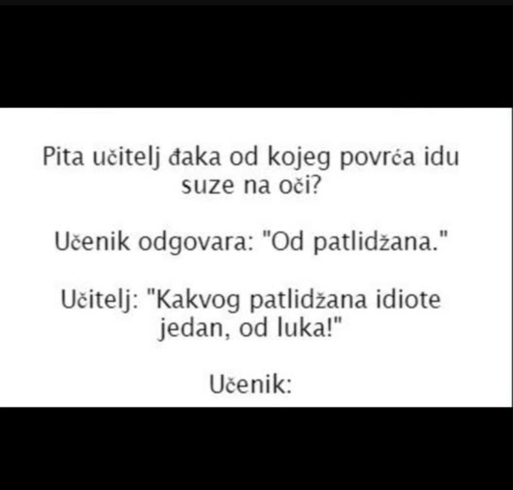 VIC DANA: Povrće od kojeg idu suze na oči