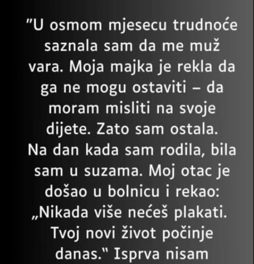 “U osmom mjesecu trudnoće saznala sam da me muž vara…”