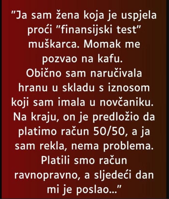 “Ja sam žena koja je uspjela proći “finansijski test” muškarca…”