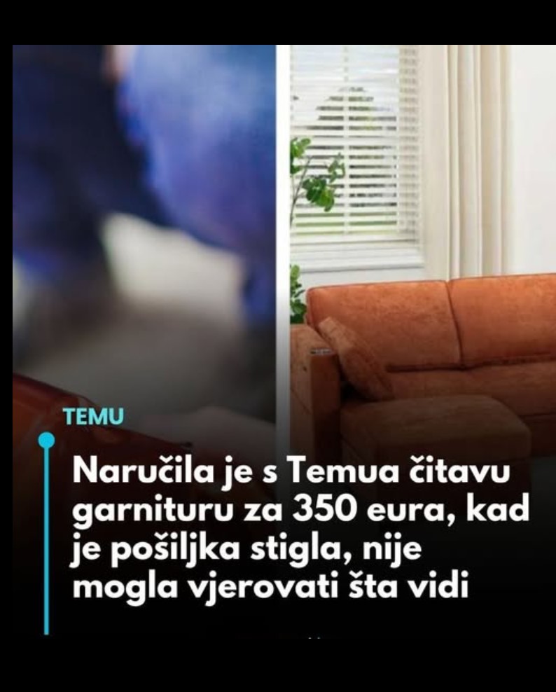 Korisnica iz SAD-a postala je viralna zbog narudžbe garniture s Temu platforme