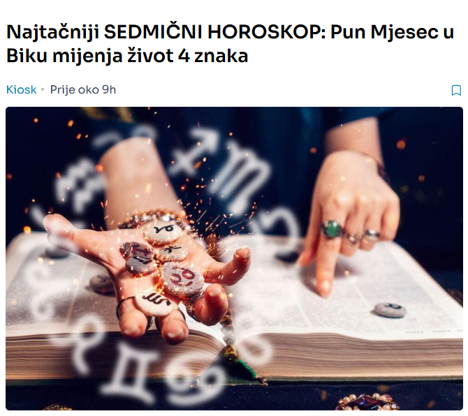 Najtačniji SEDMIČNI HOROSKOP: Pun Mjesec u Biku mijenja život 4 znaka