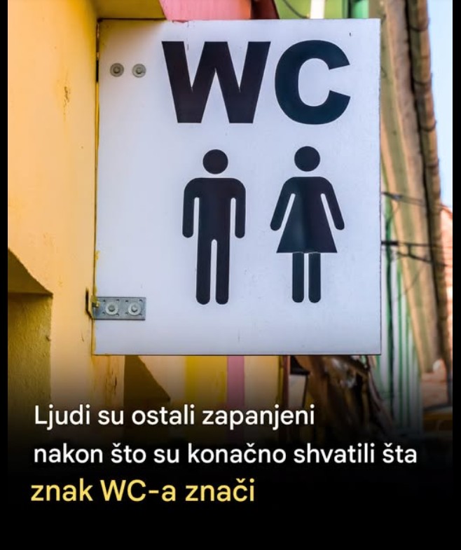 Šta zapravo znači oznaka WC? Objašnjenje koje većina ljudi nikada nije čula