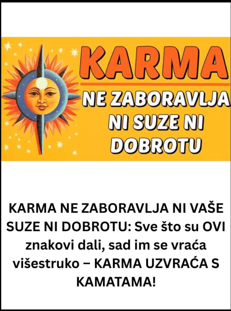 Karma vraća dugove: Ovi horoskopski znakovi uskoro primaju nagradu za svoju dobrotu i strpljenje
