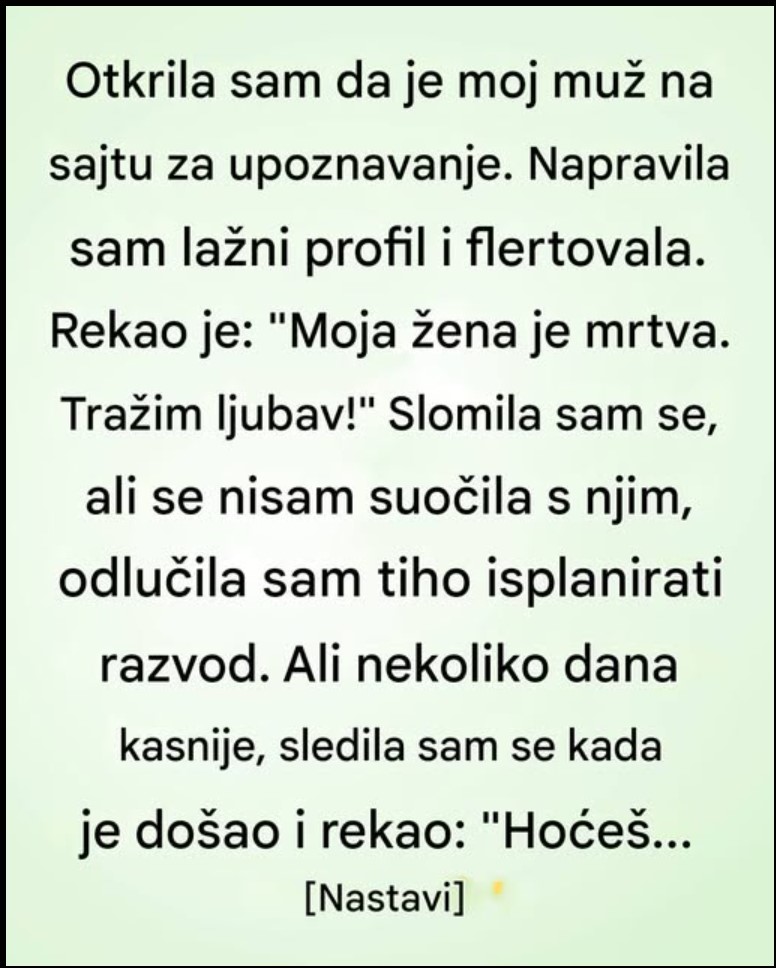 „Pomislila sam da me je muž izbrisao iz svog života – istina me je potpuno zatekla“