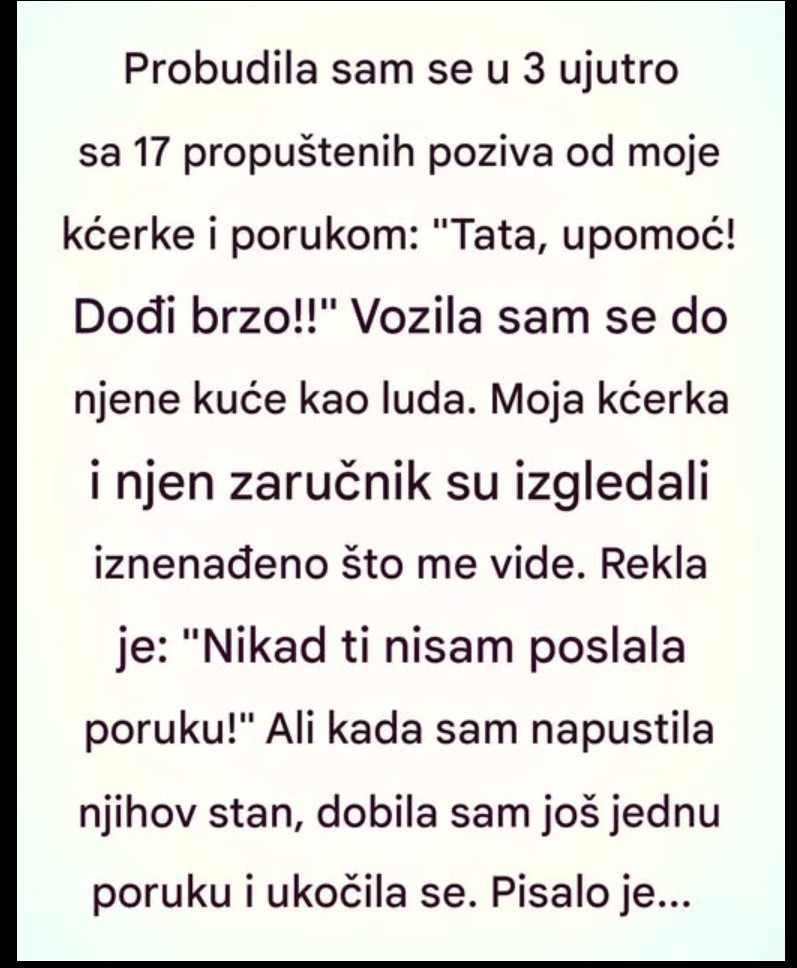 Poruka u 3 ujutru koja me ponovo spojila sa Helen