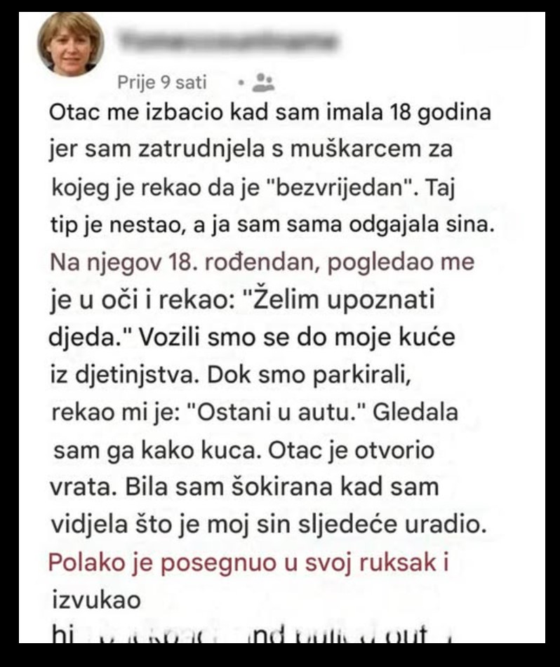 Moj sin je učinio nešto što je promijenilo sve: susret sa ocem poslije 18 godina