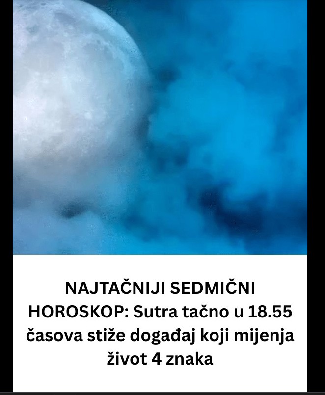 Sedmični horoskop: Velike promjene za četiri znaka pod uticajem punog Meseca u Škorpiji