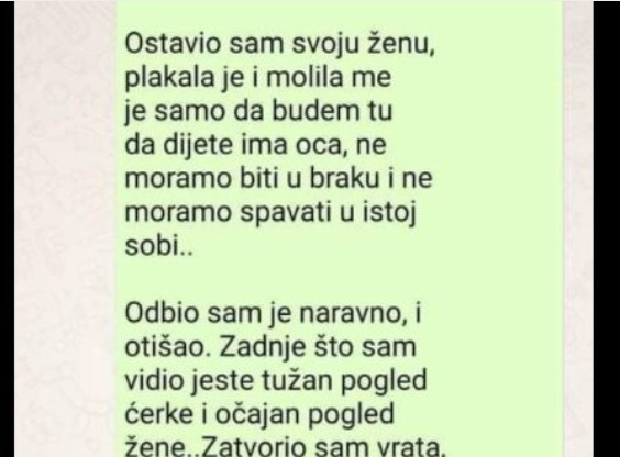 ‘Upoznao sam lijepu djevojku’