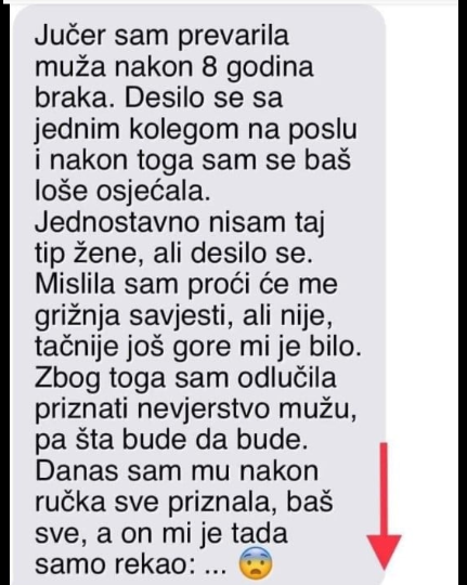 “Nakon 8 godina braka, jednostavno se desilo”