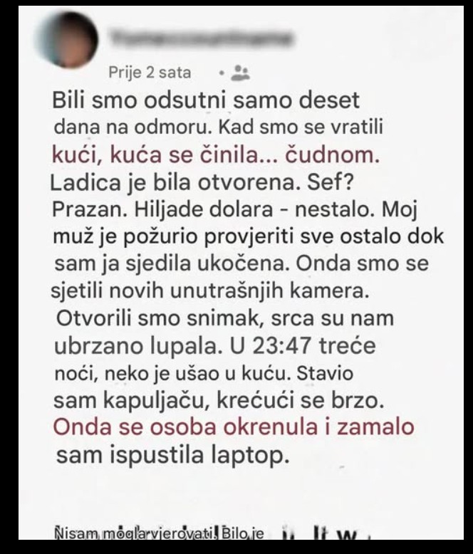 Snimak iz kuće otkrio je porodičnu tajnu: Priča o izdaji, odgovornosti i oprostu