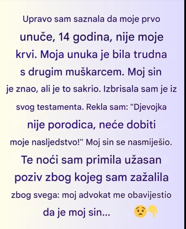 „Otkrila sam porodičnu tajnu koja je zauvek promenila moj odnos sa sinom“