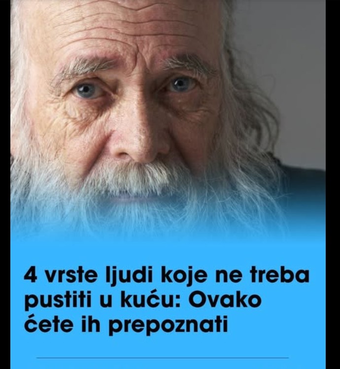 Četiri vrste ljudi koje ne treba puštati u kuću i kako ih na vrijeme prepoznati