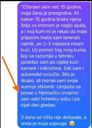 “Oženjen sam već 15 godina, moja žena je prezgodna.”