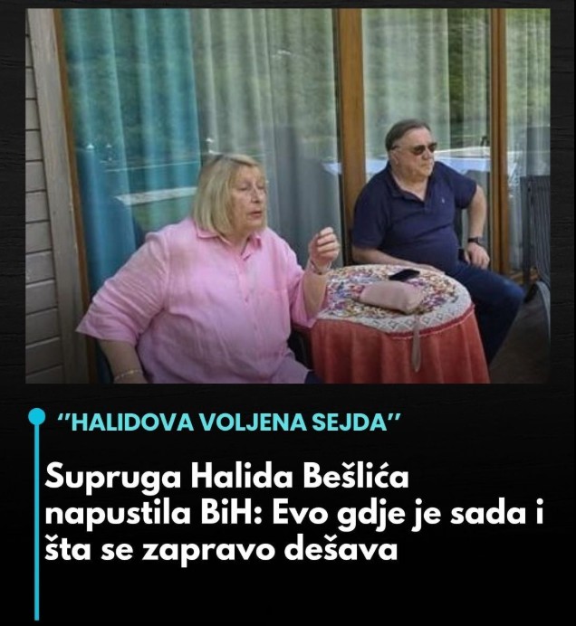 Supruga Halida Bešlića nakon njegove smrti: gdje je sada i kako se nosi sa gubitkom