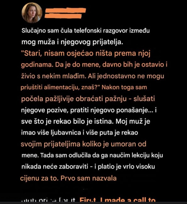 „Mislila sam da imam brak – dok nisam čula jedan telefonski poziv“