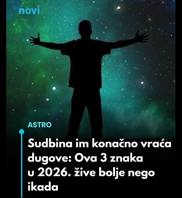 Sudbina vraća dugove: Tri horoskopska znaka u 2026. ulaze u mirniji i ispunjeniji život