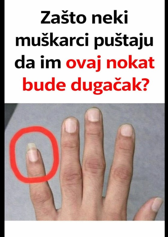 Zašto neki muškarci puštaju nokat na malom prstu i šta optičke iluzije zaista govore o našem mozgu