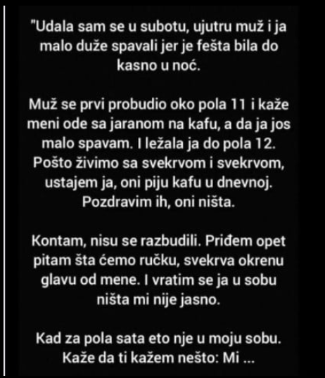 “Udala se u subotu”