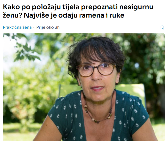 Kako po položaju tijela prepoznati nesigurnu ženu? Najviše je odaju ramena i ruke