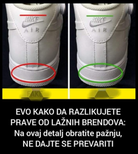 EVO KAKO DA RAZLIKUJETE PRAVE OD LAŽNIH BRENDOVA: Na ovaj detalj obratite pažnju, NE DAJTE SE PREVARITI