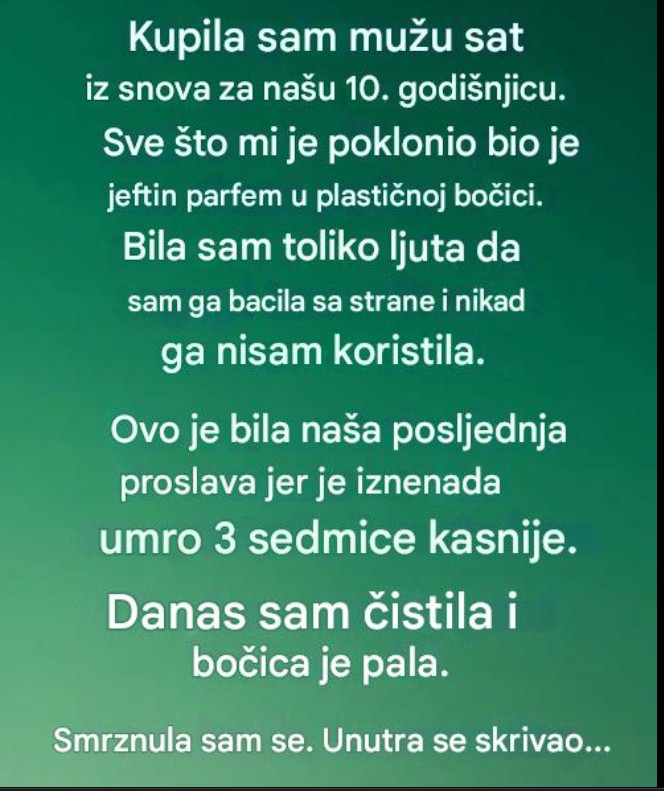 Mala bočica, velika lekcija: Kako sam prekasno shvatila značenje ljubavi