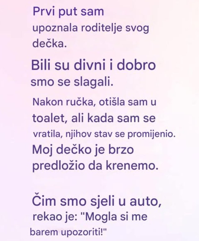 Jedan mali nesporazum koji je zbližio porodicu: Lekcija s prvog susreta