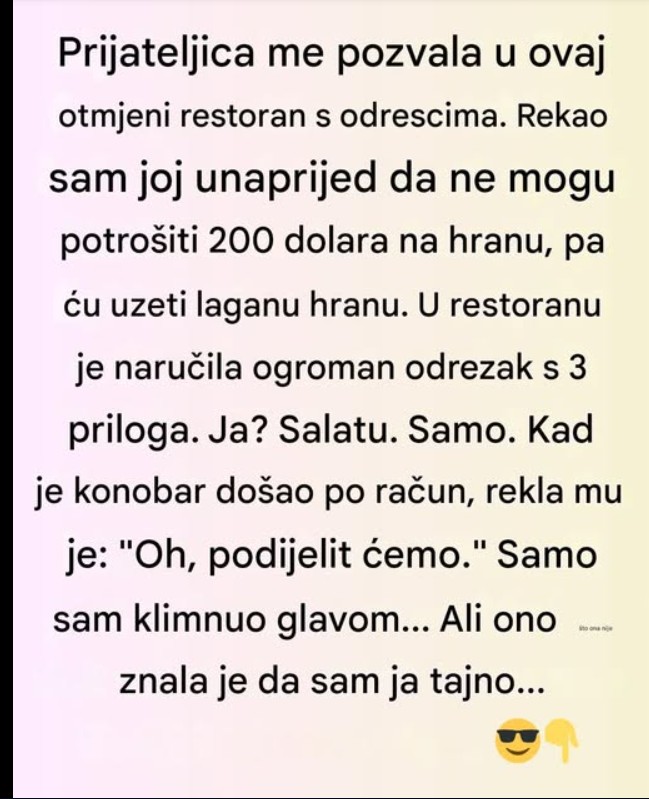 Lekcija iz restorana: Kako sam bez svađe zaštitila svoj budžet i prijateljstvo