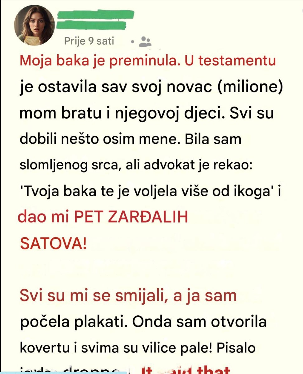 Neprocenjivo nasljeđe moje bake: Kako je istina promijenila sve što je porodica mislila da zna