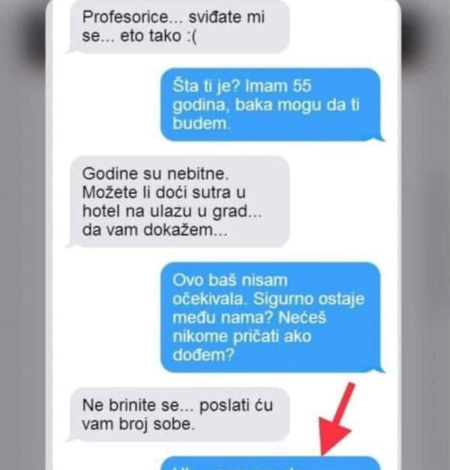 SVIĐA MI SE PROFESORICA (55), POSLAO SAM JOJ PORUKU, ALI NJEN ODGOVOR me ostavio u čudu: Ovo ni u najluđim snovima nisam očekivao, BRUKA!