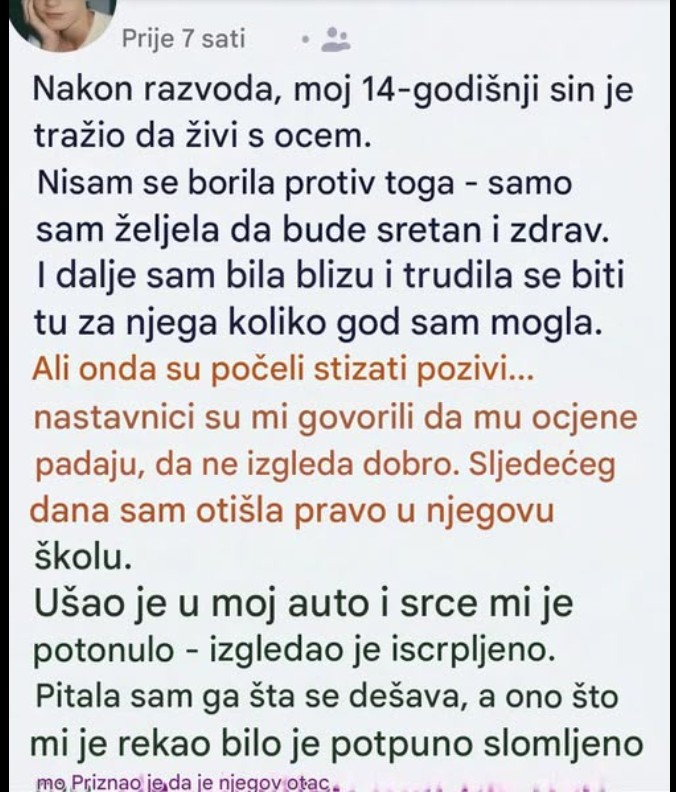 Kako sam pomogla sinu da ponovo pronađe sigurnost i sreću