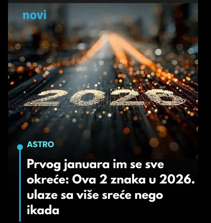 Prvog januara počinje novi ciklus sreće za dva horoskopska znaka
