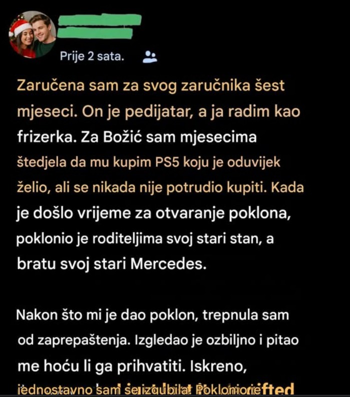 Božićni poklon koji mi je otvorio oči