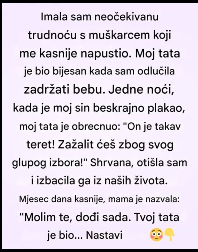 Odluka koja me je udaljila od oca, ali zbližila sa sobom