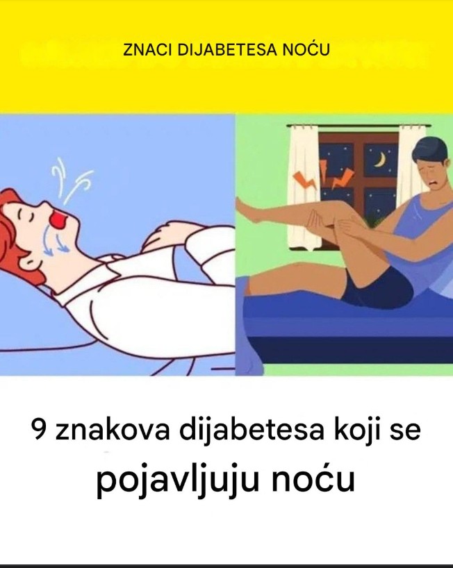 9 noćnih znakova koji mogu ukazivati na poremećaj šećera u krvi