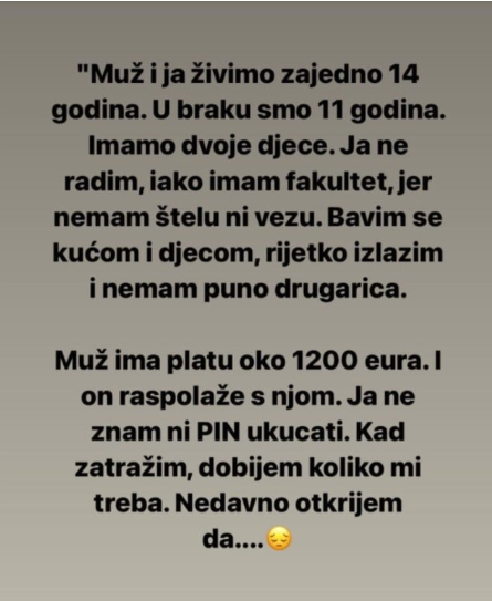 “Muž i ja živimo zajedno 14 godina”