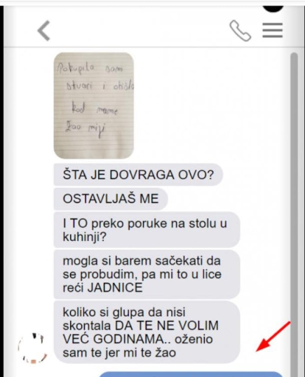 UGLEDAO SAM ŽENINU PORUKU NA STOLU – PIŠE DA ME OSTAVLJA: Pobjesnio sam, a onda mi je ovo napisala, CRVENIM SE OD SRAMOTE