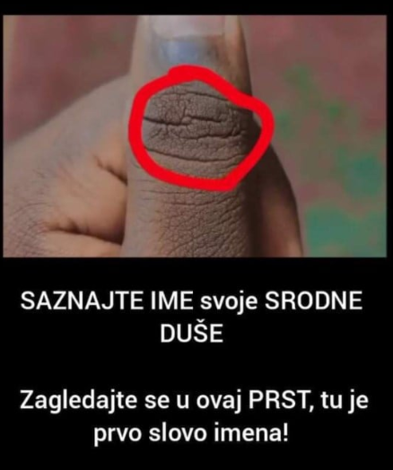 SAZNAJTE IME svoje SRODNE DUŠE: Zagledajte se u ovaj PRST, tu je prvo slovo imena!