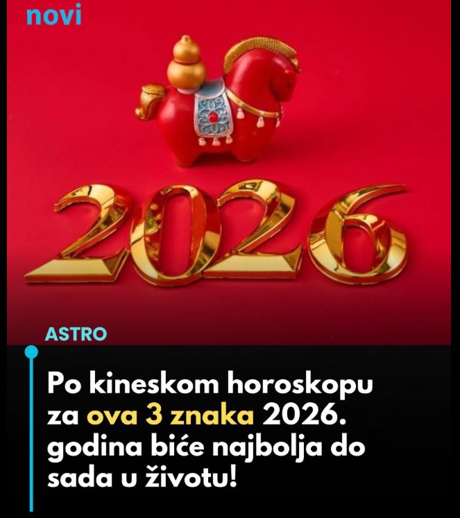 Kineski horoskop otkriva: Ovo su tri znaka kojima će 2026. godina donijeti najveći napredak
