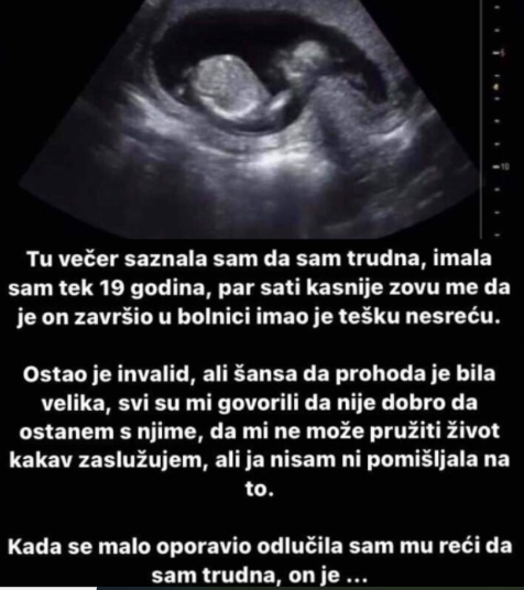 “Tu sam večer saznala da sam trudna”
